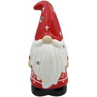 Teelichthalter Wolfgang - Rot/Schwarz, KONVENTIONELL, Keramik (10/9/21cm) - Luca Bessoni