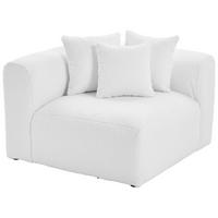 Modul Sofa Bloom Ecke B: 115 Cm Weiß - Weiß, Trend, Textil (115/70/115cm) - Livetastic