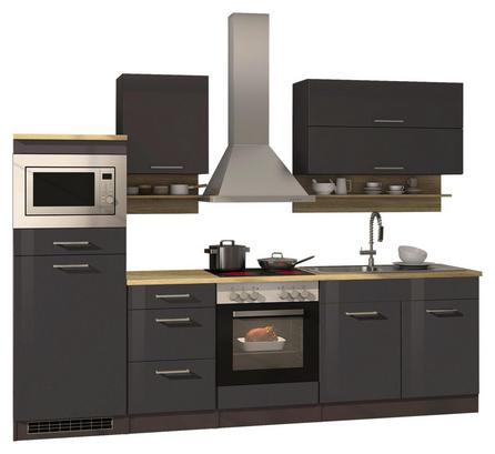 Kompakt, mit ausreichend Stauraum und schöner Optik Kompakte Küchenzeile mit Elektrogeräten