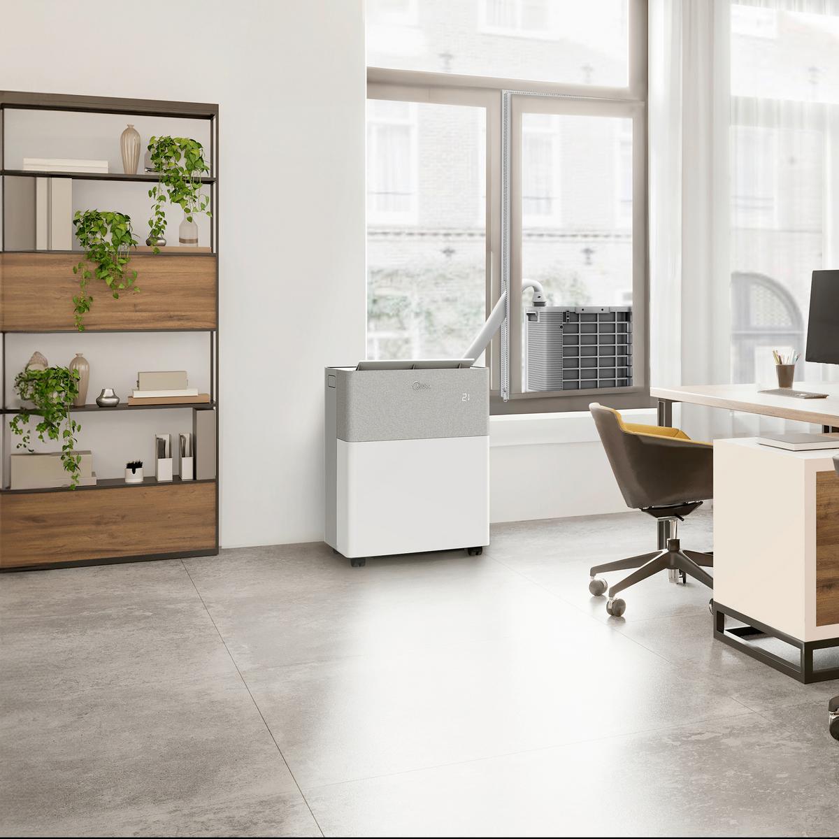 Klimaanlage Portasplit BxHxT: ca. 52x65x34 cm - Weiß, Basics, Kunststoff (51,8/64,6/34cm) - Midea