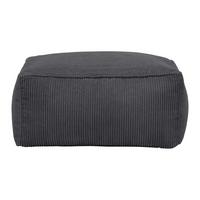 Taburetka CAROLINE, antracit.menčester, max. 80 kg - antracitová, Modern, textil (80/38/50cm) - Mömax