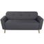 Sofa Kinoa B: 168 cm - Anthrazit/Buchefarben, MODERN, Holz/Textil (168/76/80cm) Sofa Kinoa B: 168 cm - Anthrazit/Buchefarben, MODERN, Holz/Textil (168/76/80cm)