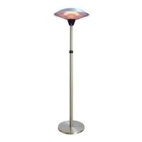 Stand-Terrassenstrahler 2.100 W Infrarot höhenverstellbar - Edelstahlfarben, Basics, Kunststoff/Metall (55/200cm) - Silva Homeline