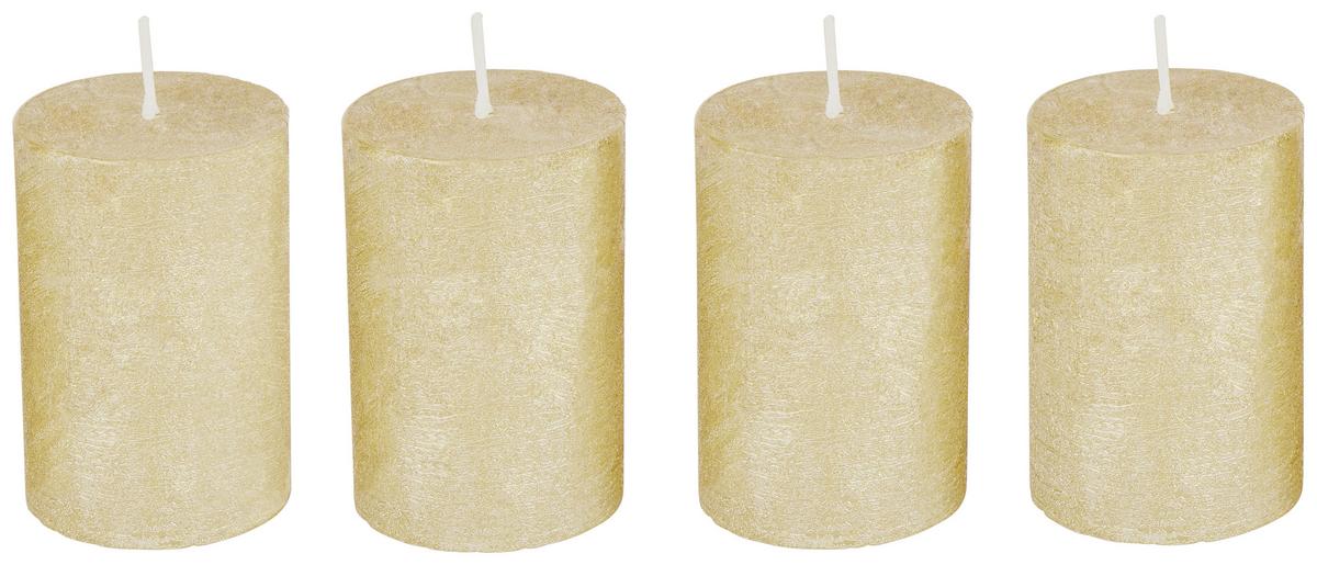 Tömbgyertya Dila - ezüst/arany, Basics - Luca Bessoni