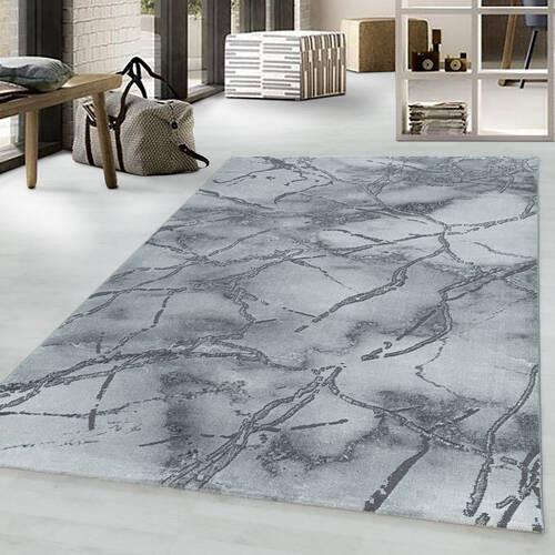 Teppich Läufer Silberfarben Naxos 80x250 Cm - Silberfarben, Design, Textil (80/250cm)