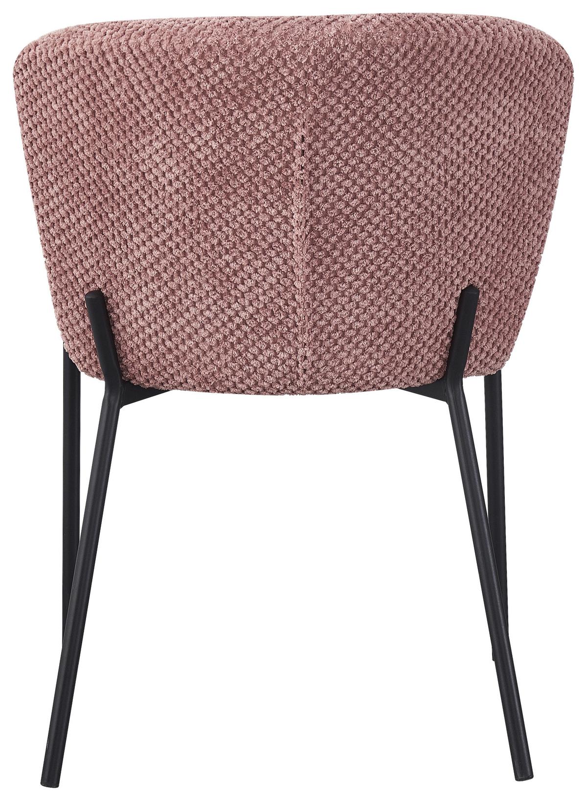 Židle EMILY růžová - růžová/pink, Lifestyle, kov/dřevo (55/79/59cm) - Mömax