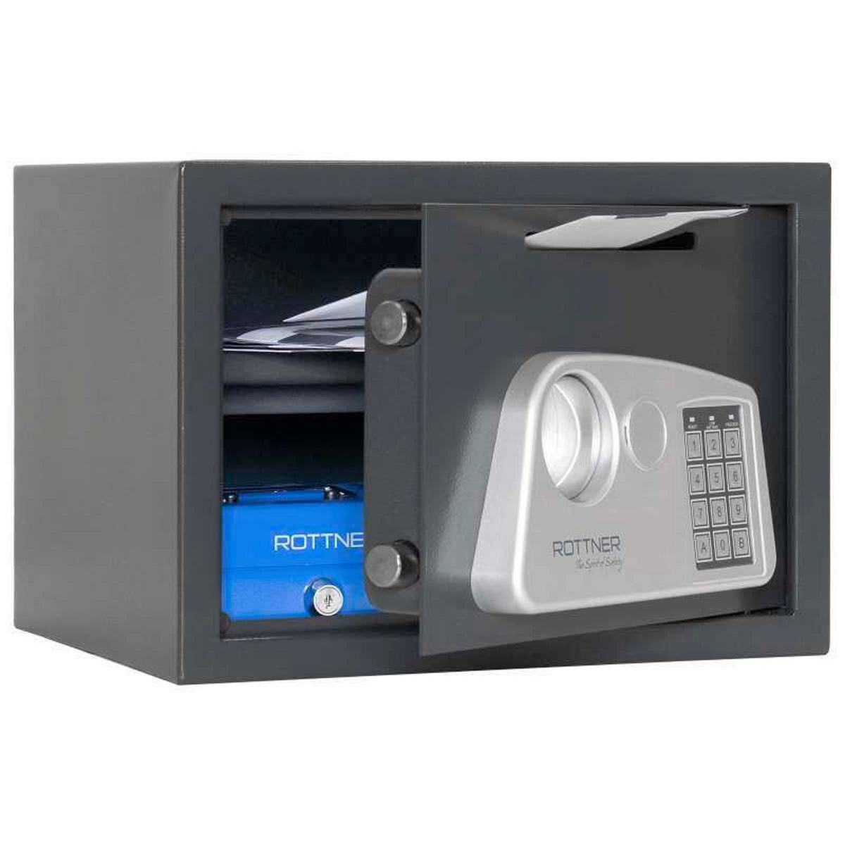 Tresor Jupiter3elslot - Anthrazit, KONVENTIONELL, Metall (35/25/28cm) - ROTTNER