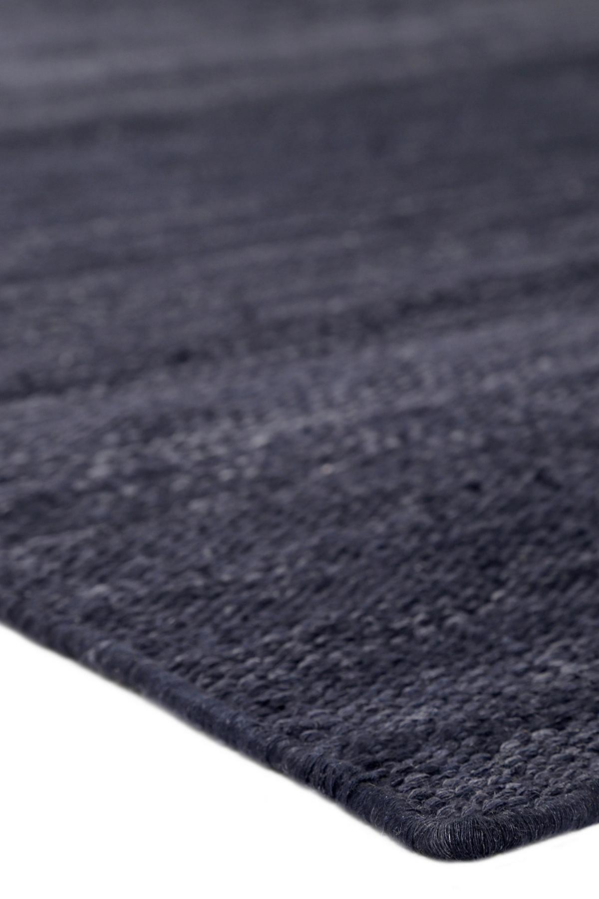 Handwebteppich Anthrazit Baumwoll Kelim 160x230 cm - Anthrazit, KONVENTIONELL, Textil (160/230cm) - Esprit