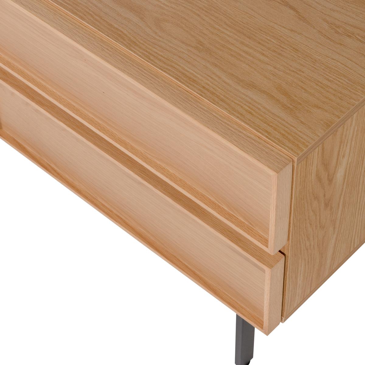 LOWBOARD Tours Naturfarben B: 180cm - Schwarz/Naturfarben, Design, Holzwerkstoff (180/51/42cm) - Livetastic