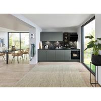 Küchenzeile Eastbourne ohne Geräte 290 cm Mineralgrün - Basics, Holzwerkstoff (290cm) - Vertico