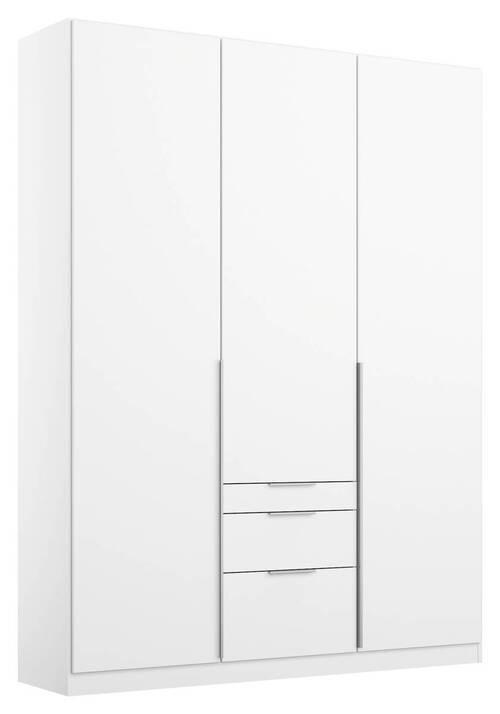 Drehtürenschrank mit Laden B: 136 cm Alabama, Weiß - Weiß, MODERN, Holzwerkstoff (136/229/54cm) - Rauch Möbel