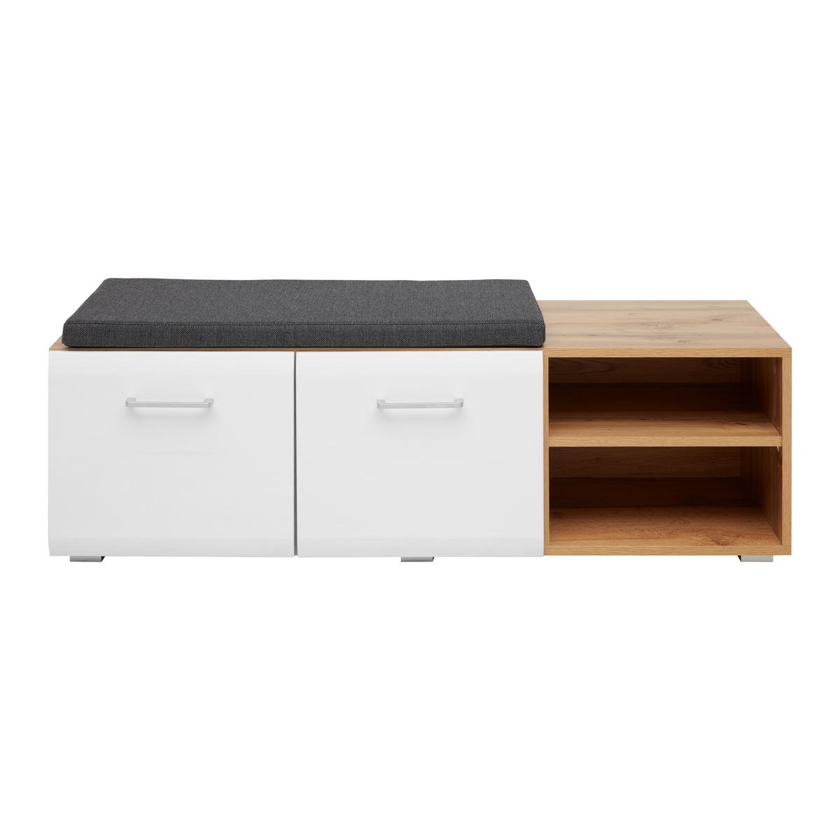 ŠATNÍ LAVICE FUNNY - Konvenční, kompozitní dřevo (126/42/40cm) - Mömax