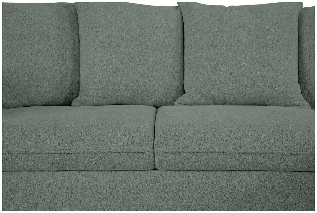 Ecksofa Costo Grau S: 254 cm - Grau, Design, Textil (254/160cm) - MID.YOU