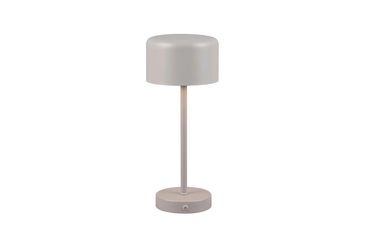 Akku-Tischleuchte R59151177 Jeff - Grau, Basics, Metall (12,6/30cm)