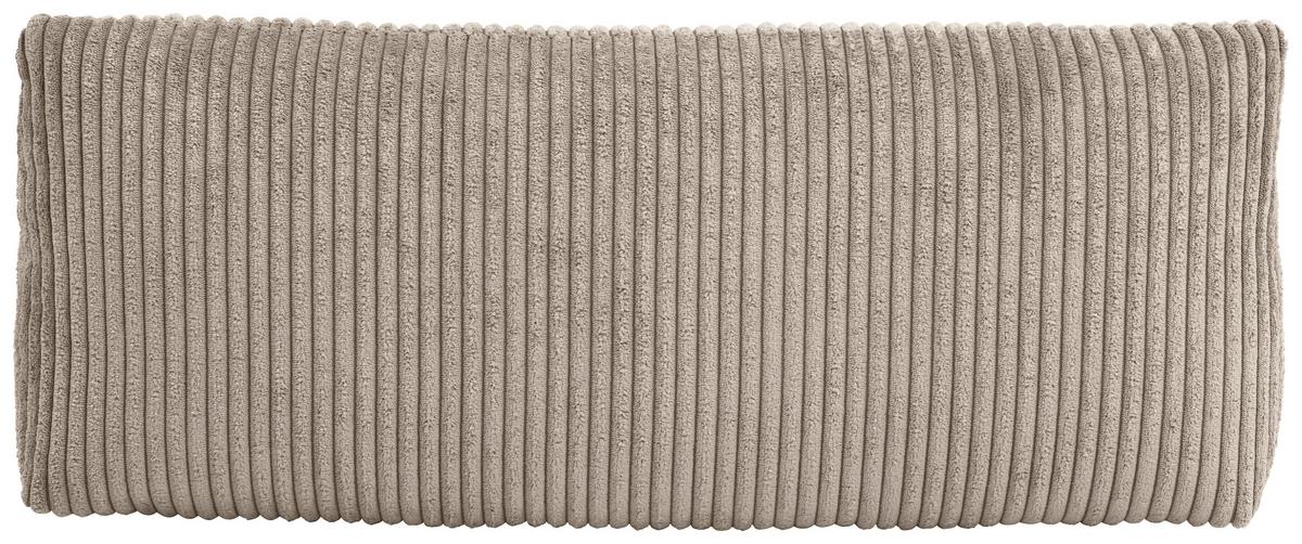 Rückenkissen Lenata 60x25 Cm Cord Taupe - Taupe, Design, Textil (60/25/12cm) - Max Winzer