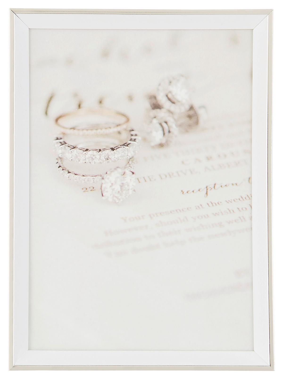 RÁM NA OBRAZY MARA - barvy stříbra, plast (13/18cm) - Mömax