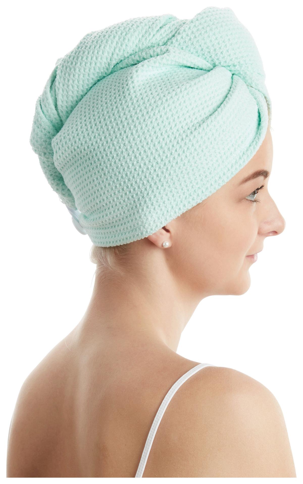 TURBAN Shanty, 25/63cm - šedá/bílá, textil (25/63cm) - Modern Living