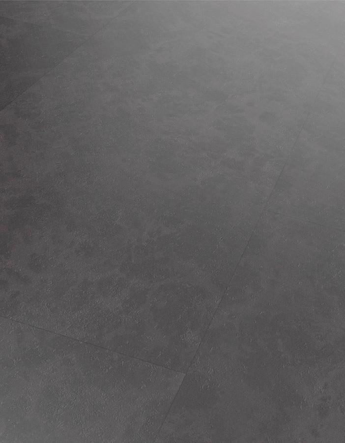 Designboden Fliesenoptik Schwarz Stärke 6,5mm - Schwarz, Basics, Kunststoff (93.5/46.5/0.65cm)