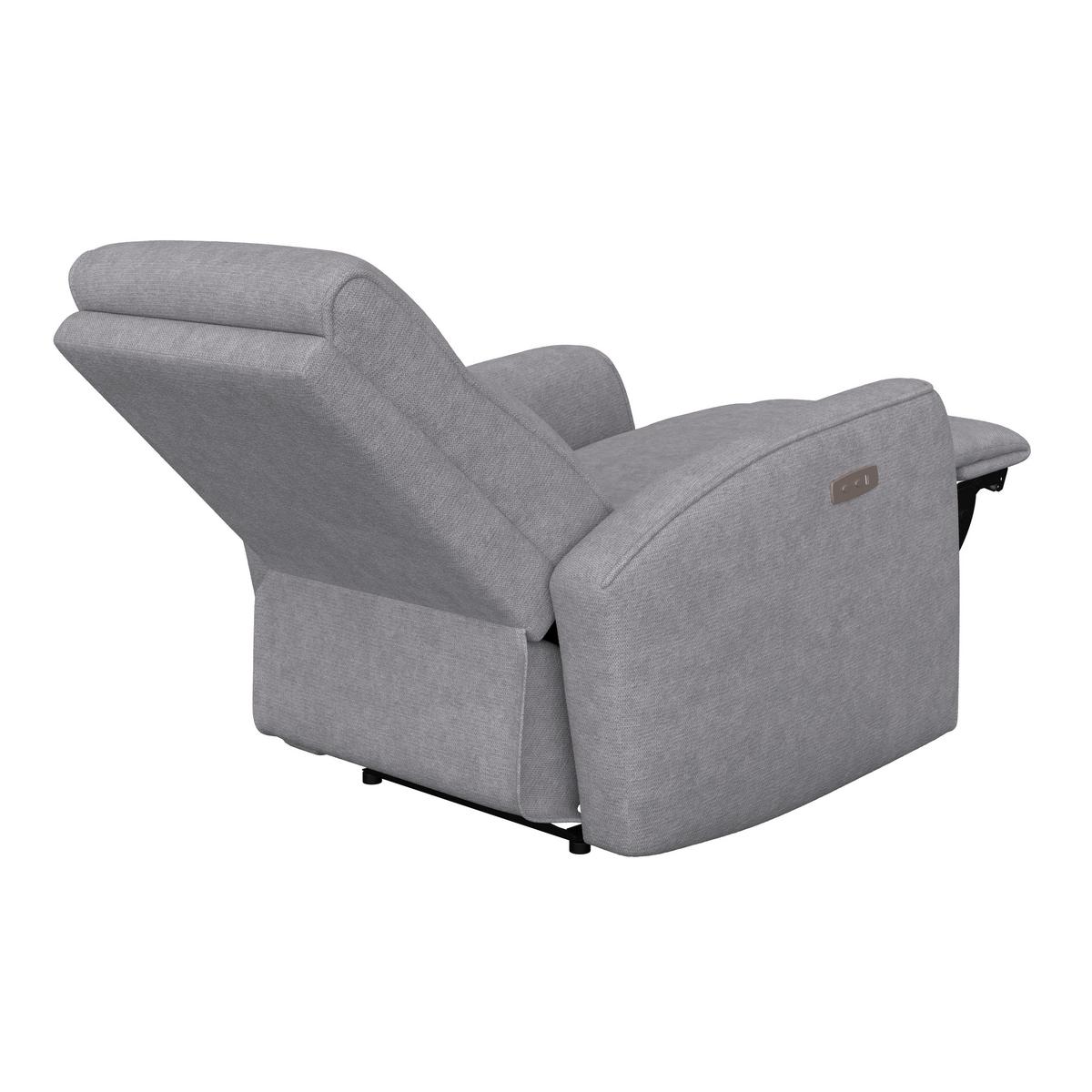 Tv-fotel Leon - sötétszürke, Basics, műanyag/textil (80/102/96cm) - Best Price