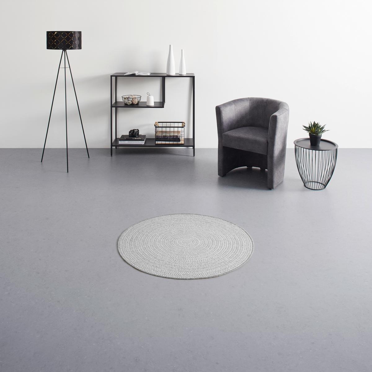 KOBEREC TKANÝ NA PLOCHO Line, P: 160cm - šedá, Moderní, textil (160cm) - Modern Living