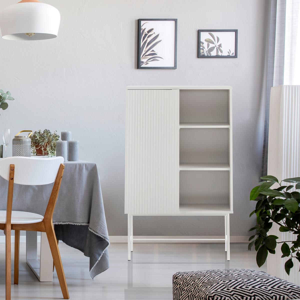 Regal Sio Grau B: 82 Cm - Grau, MODERN, Holzwerkstoff (82/35/130cm) - MID.YOU