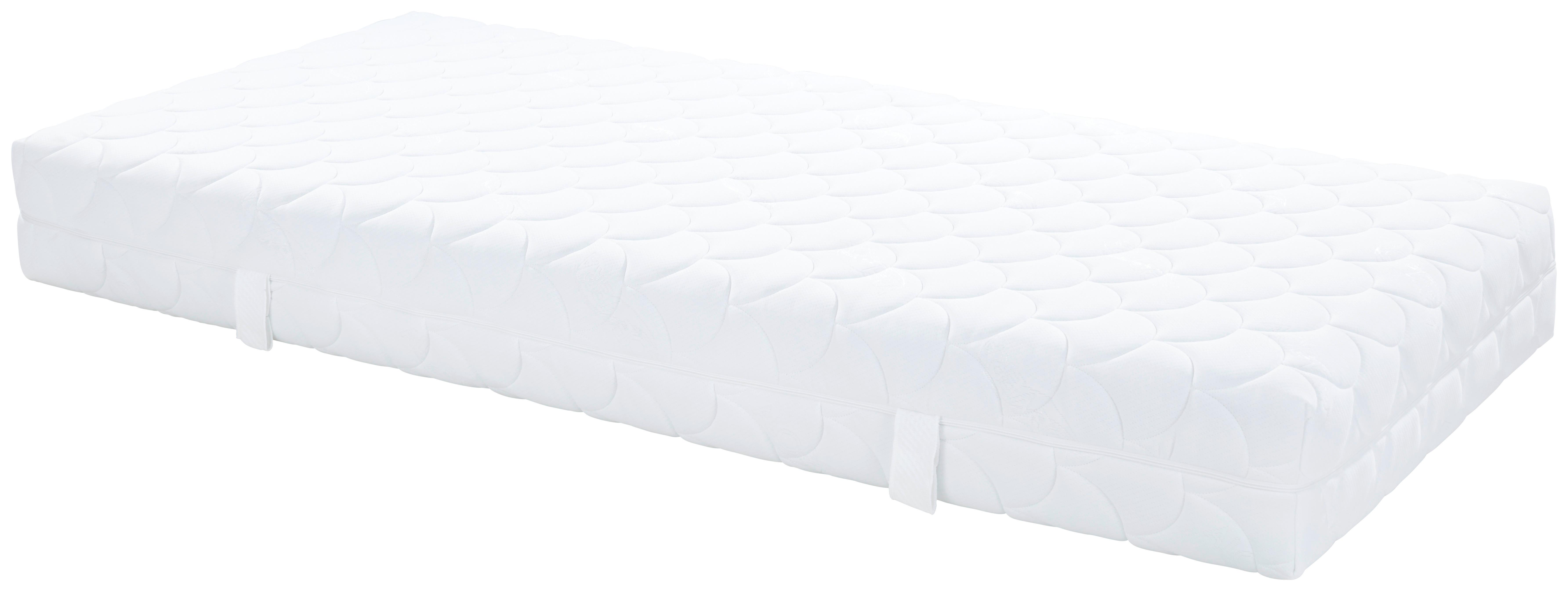 Komfortschaummatratze Kairo - Weiß, Textil (90/200cm)