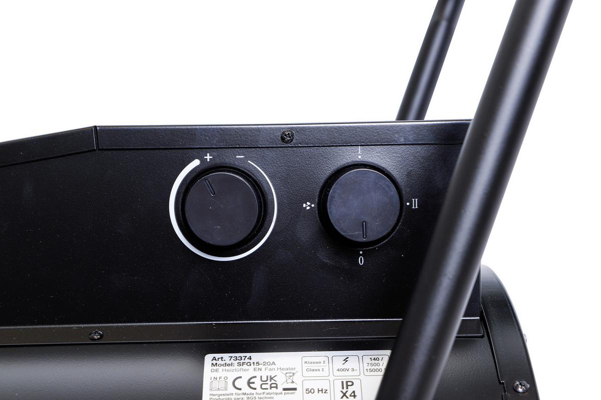 Heizlüfter 73374 - Rot/Schwarz, Basics (65,2/50,8/53,8cm)