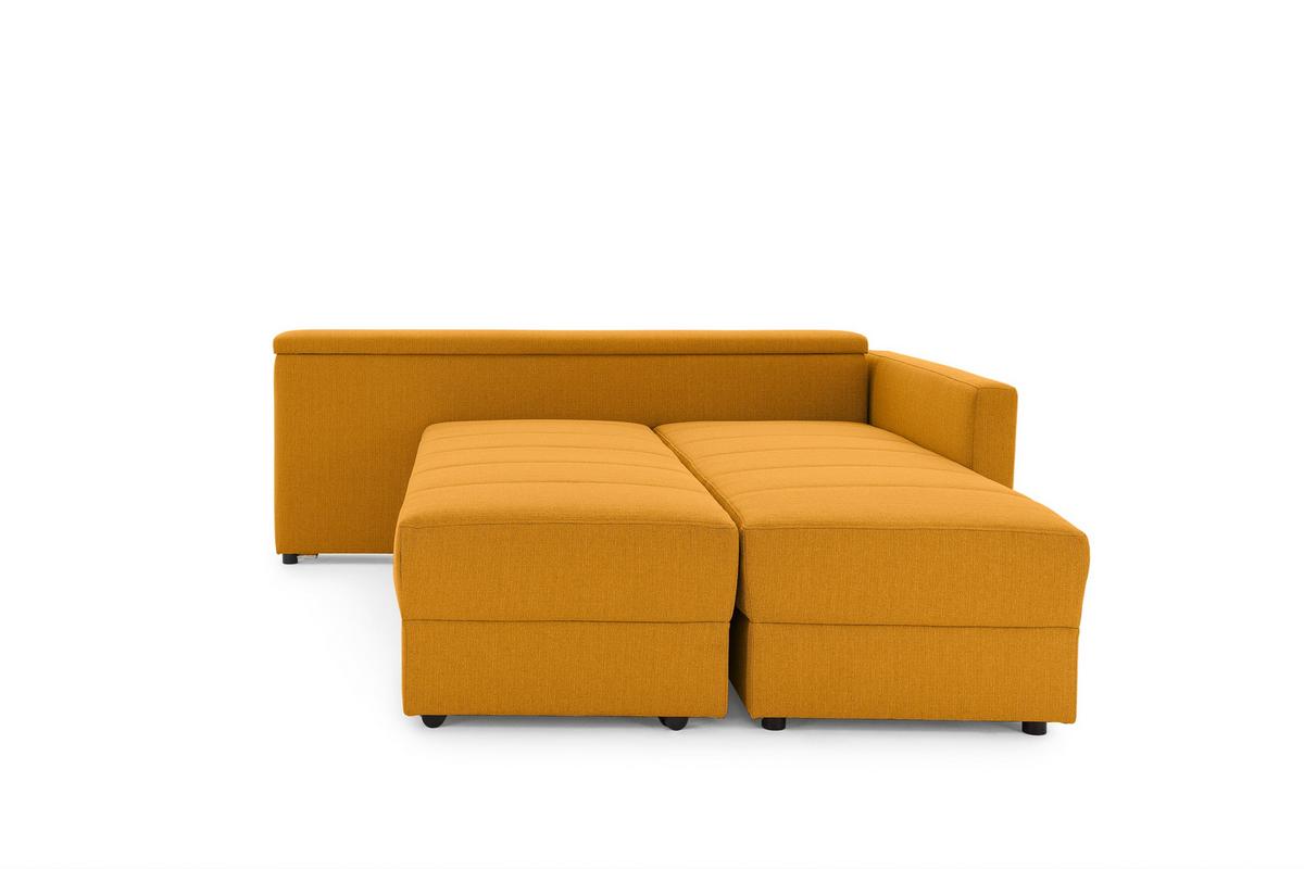 Ecksofa Looks Iii - Gelb/Schwarz, Design, Textil (229/287cm) - LOOKS by W.Joop