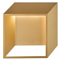 Led-wandleuchte 4416.01.15.8000 - Goldfarben, Design, Kunststoff/Metall (25/9,2/25cm) - Globo