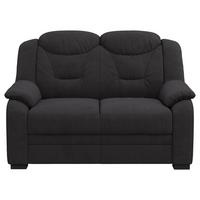 Dvoumístná pohovka MARCUS, černá žinylka - černá, Basics, textil/plast (138/99/99cm) - MID.YOU
