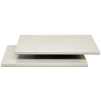 Einlegebodenset 2er Einlegeboden-Set - Grau, MODERN, Holzwerkstoff (48/2/50cm) - MID.YOU