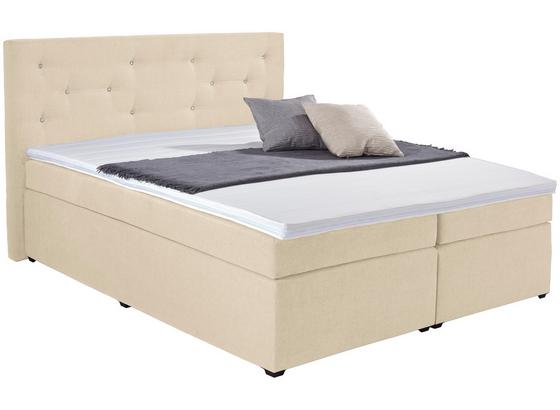 Boxspringbett Luminosa Beige 180x200 - Beige/Schwarz, MODERN, Textil (193/121/212cm) Boxspringbett Luminosa Beige 180x200 - Beige/Schwarz, MODERN, Textil (193/121/212cm)