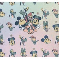 Fototapete Mickey Fab5 - Multicolor, Trend, Textil (300/280cm)
