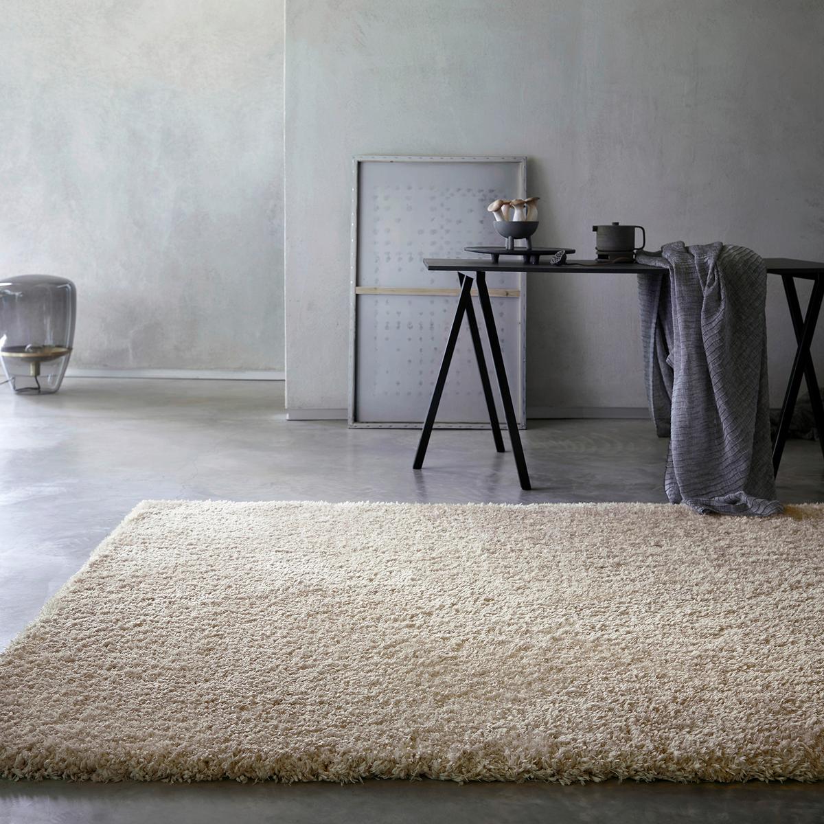 Hochflorteppich Smilla - Beige, Design, Textil (80/150cm) - WECON HOME BASIC