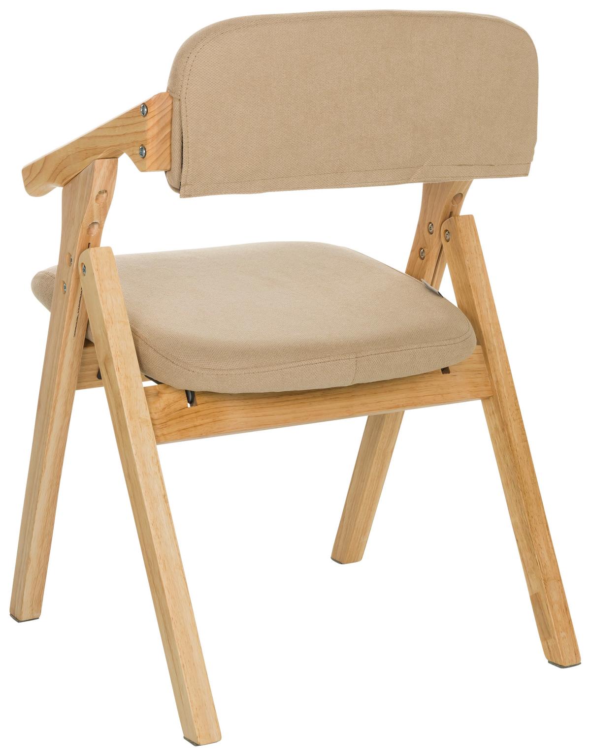 Armlehnstuhl Scandio - Beige, Basics, Holz/Textil (53/79/55cm) - MID.YOU