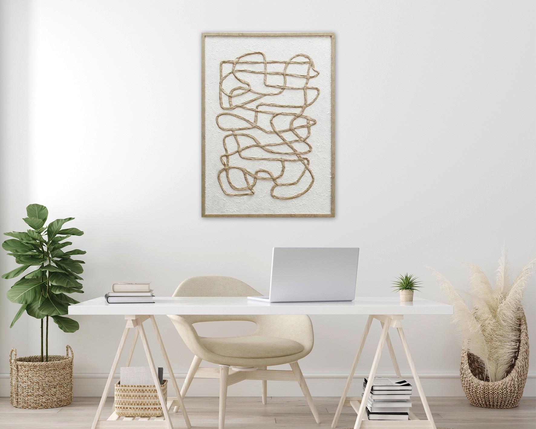 Obraz na plátně MIKE, 50x70x2,2cm - přírodní barvy/hnědá, Moderní, kompozitní dřevo/plast (50/70/2,2cm) - Mömax