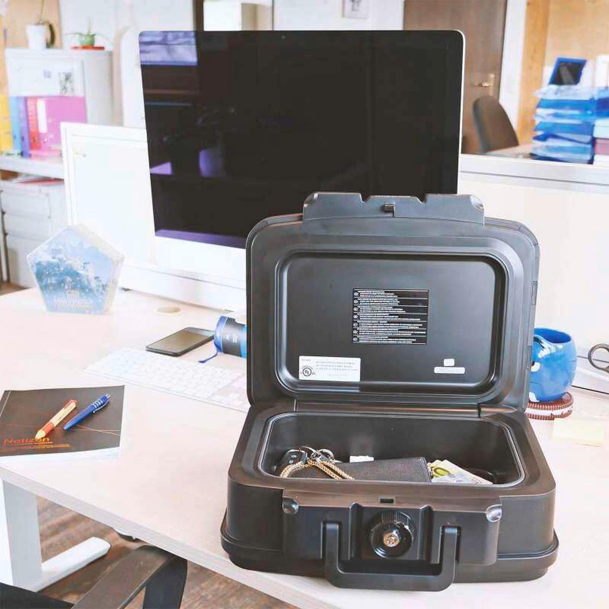 Brandschutztresor Firedatabox1 - Schwarz, KONVENTIONELL, Kunststoff (38,2/16,5/32,4cm) - ROTTNER