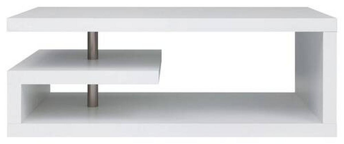 Couchtisch Glimp Coffee Table - Weiß, Design, Holzwerkstoff (120/60/45cm)