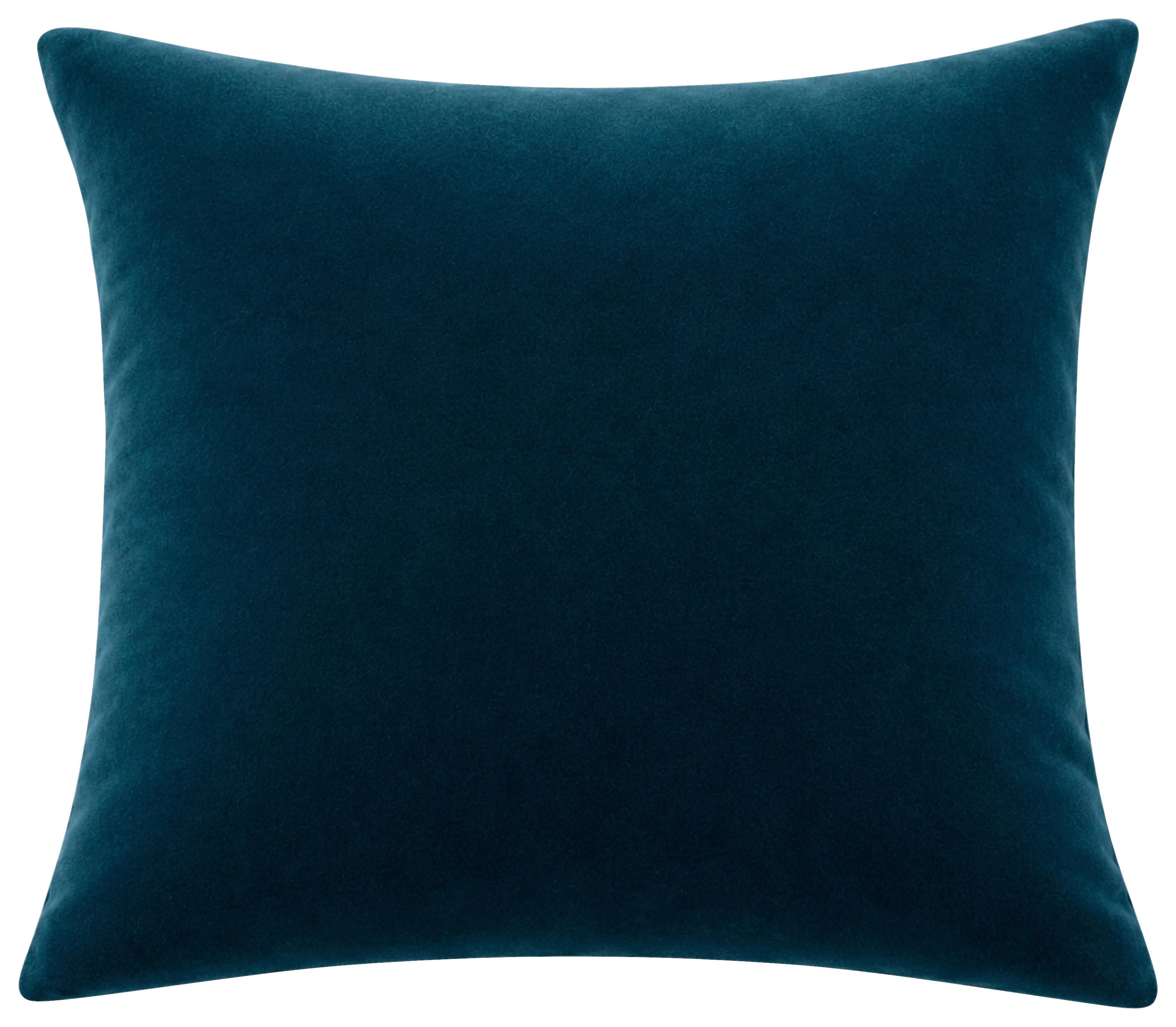 Zierkissen Franzi Petrol 60x60x cm - Petrol, MODERN, Textil (60/60cm) - Luca Bessoni