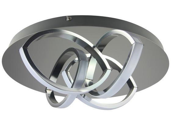 Led Stropná Lampa Chuck, Max. 16 Watt - chrómová, Moderný, kov/plast (35cm) - Modern Living Led Stropná Lampa Chuck, Max. 16 Watt - chrómová, Moderný, kov/plast (35cm) - Modern Living