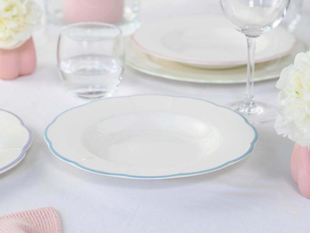 Tafelservice 8 -Teilig. Steingut, multicolor - Hellrosa/Lila, Basics, Keramik - Creatable