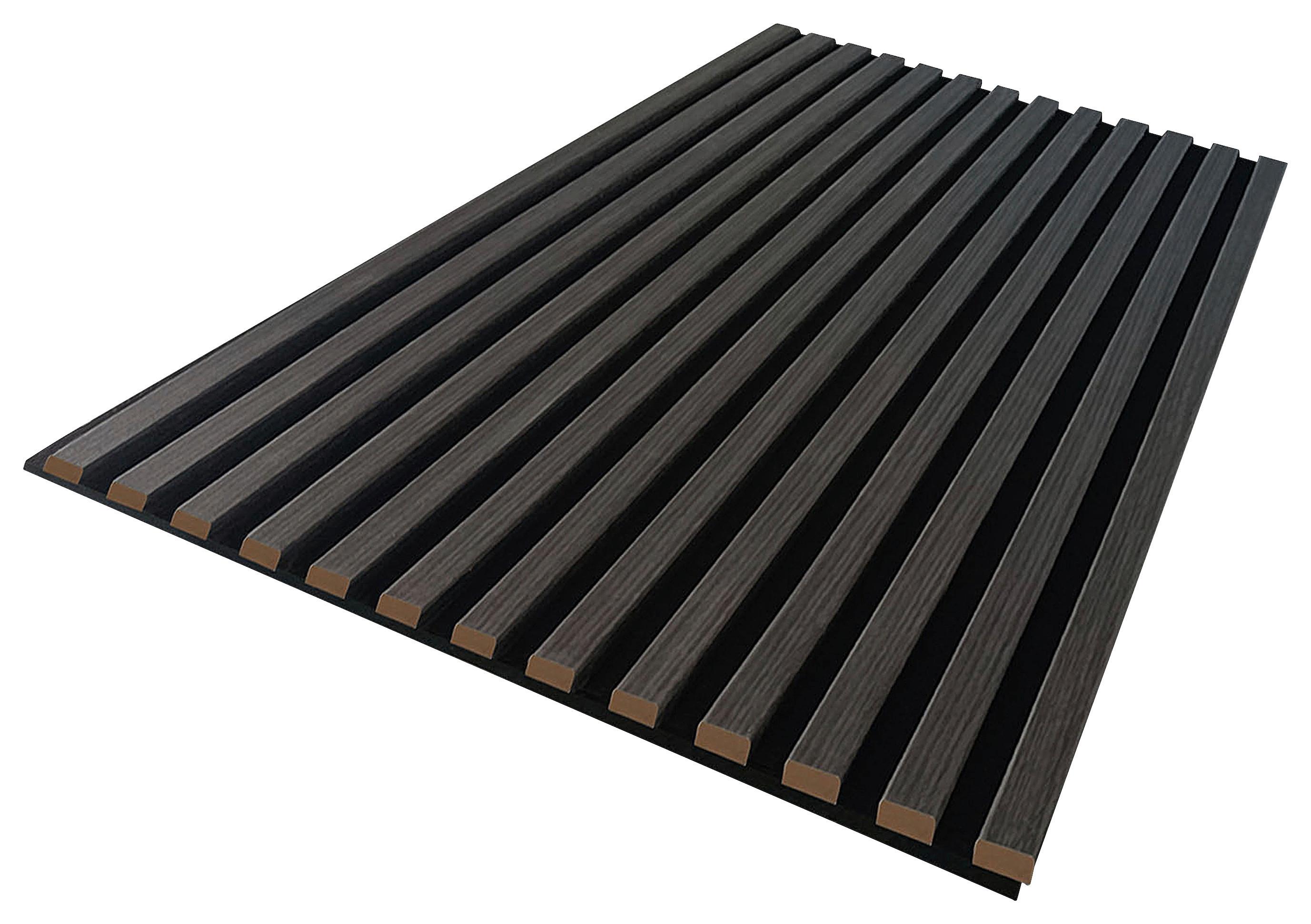 Akustikpaneel Josef - Eiche dunkel, MODERN, Holzwerkstoff/Kunststoff (90/60/2cm)