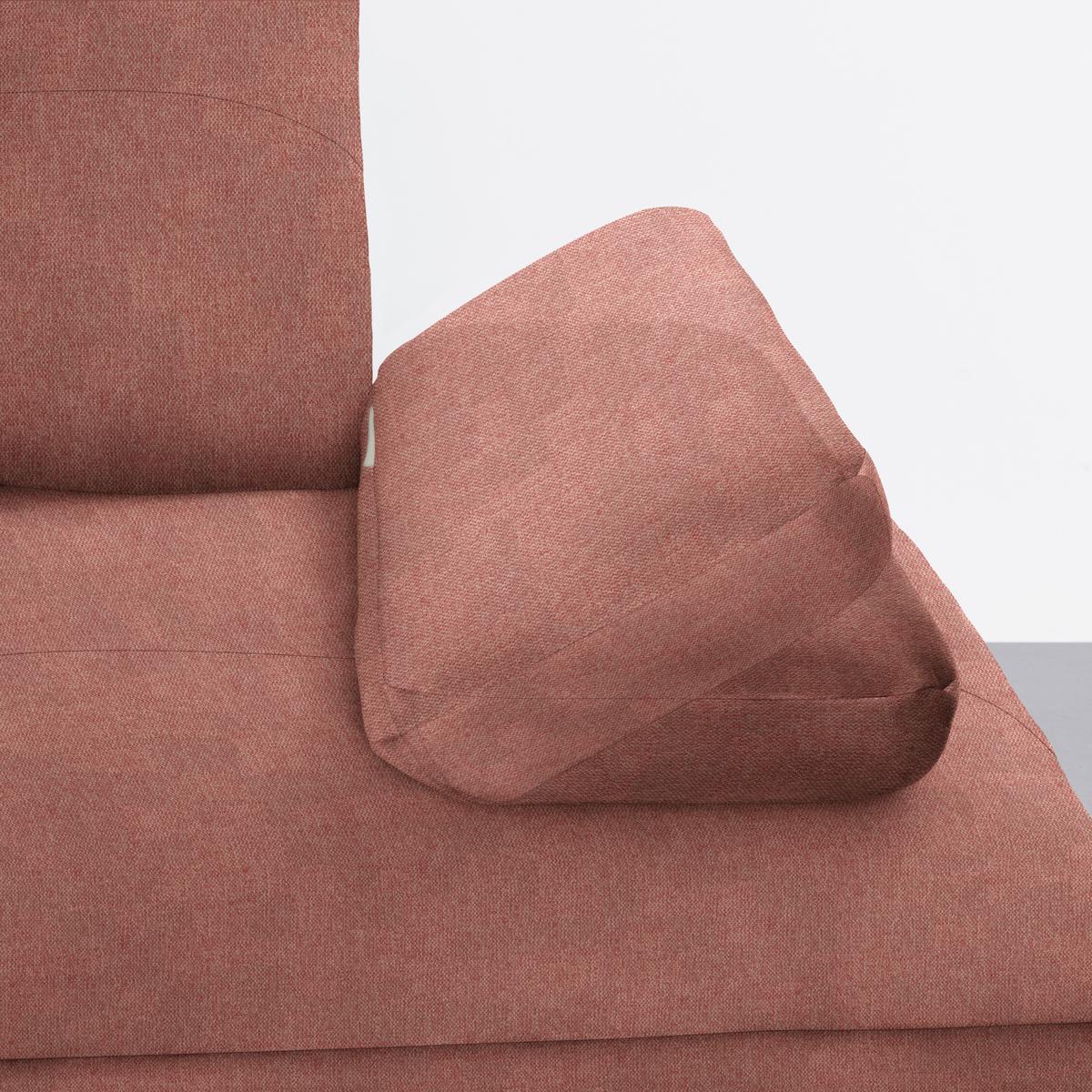 Rohová sedačka TRENDY, pravá, starorůžová - starorůžová/černá, Moderní, kov/kompozitní dřevo (310/93/250cm) - Premium Living