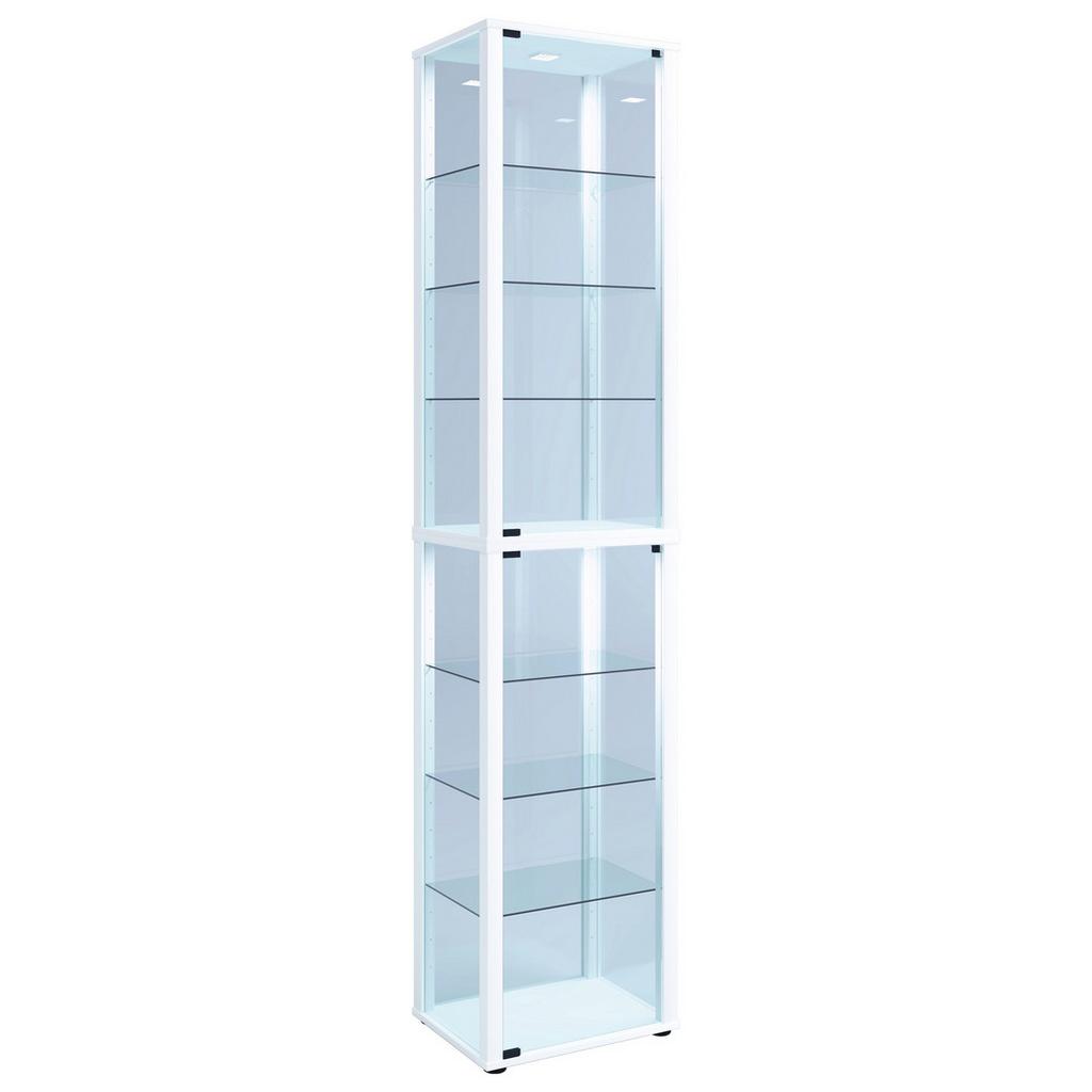 Vitrine Kavisa Weiß B: 50 cm