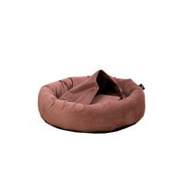 Hundebett Charly Rosa L: 90 cm - Rosa, KONVENTIONELL, Textil (90/90/18cm)