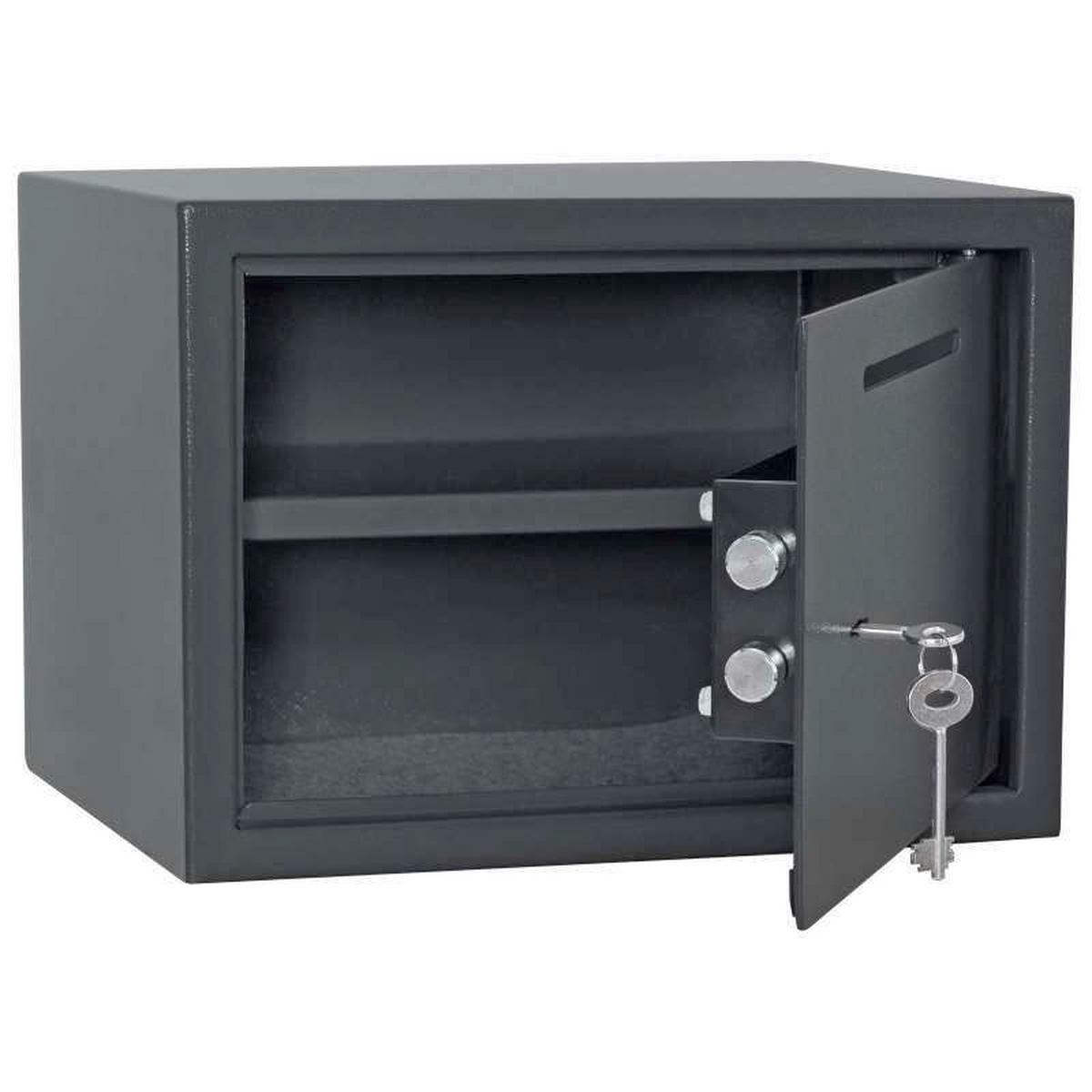 Tresor Jupiter3slot - Anthrazit, KONVENTIONELL, Metall (35/25/28cm) - ROTTNER