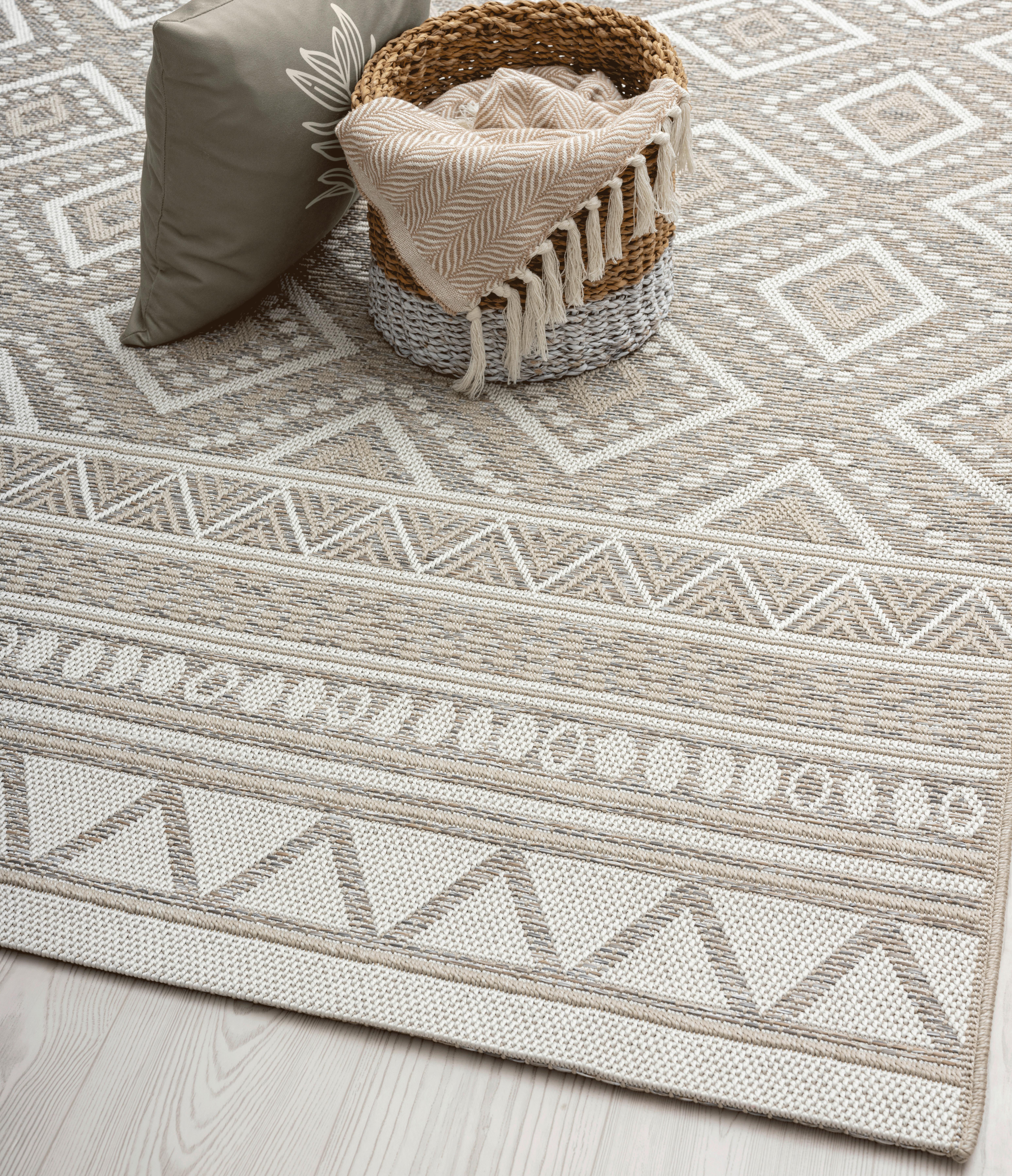 Koberec tkaný na plocho OTTAWA 2, š/d: 200x250cm - béžová, Moderní, textil (200/250cm) - Mömax