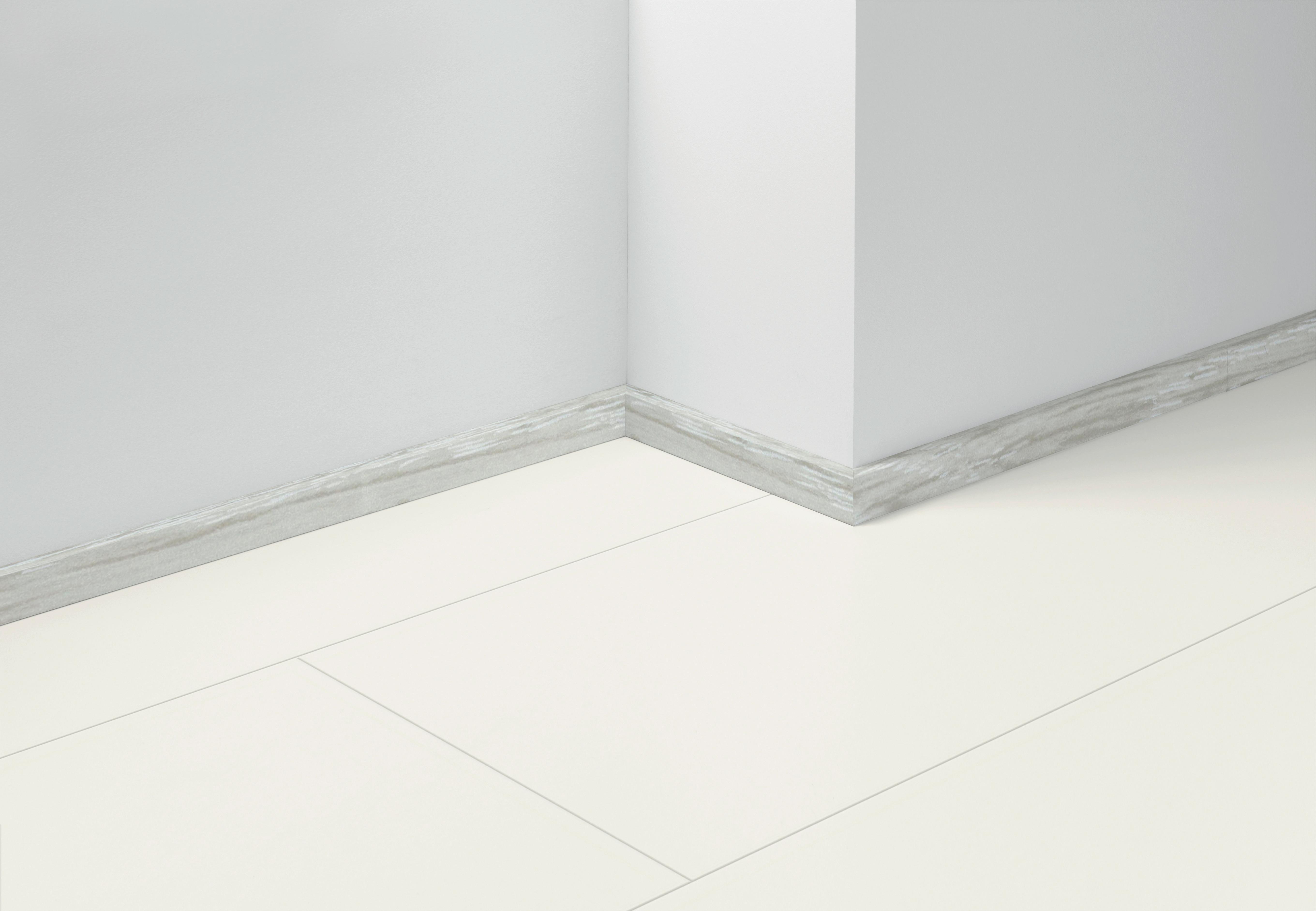 Sockelleiste Eiche - Eichefarben/Hellgrau, Basics, Holzwerkstoff (220/1,6/4cm) - Parador