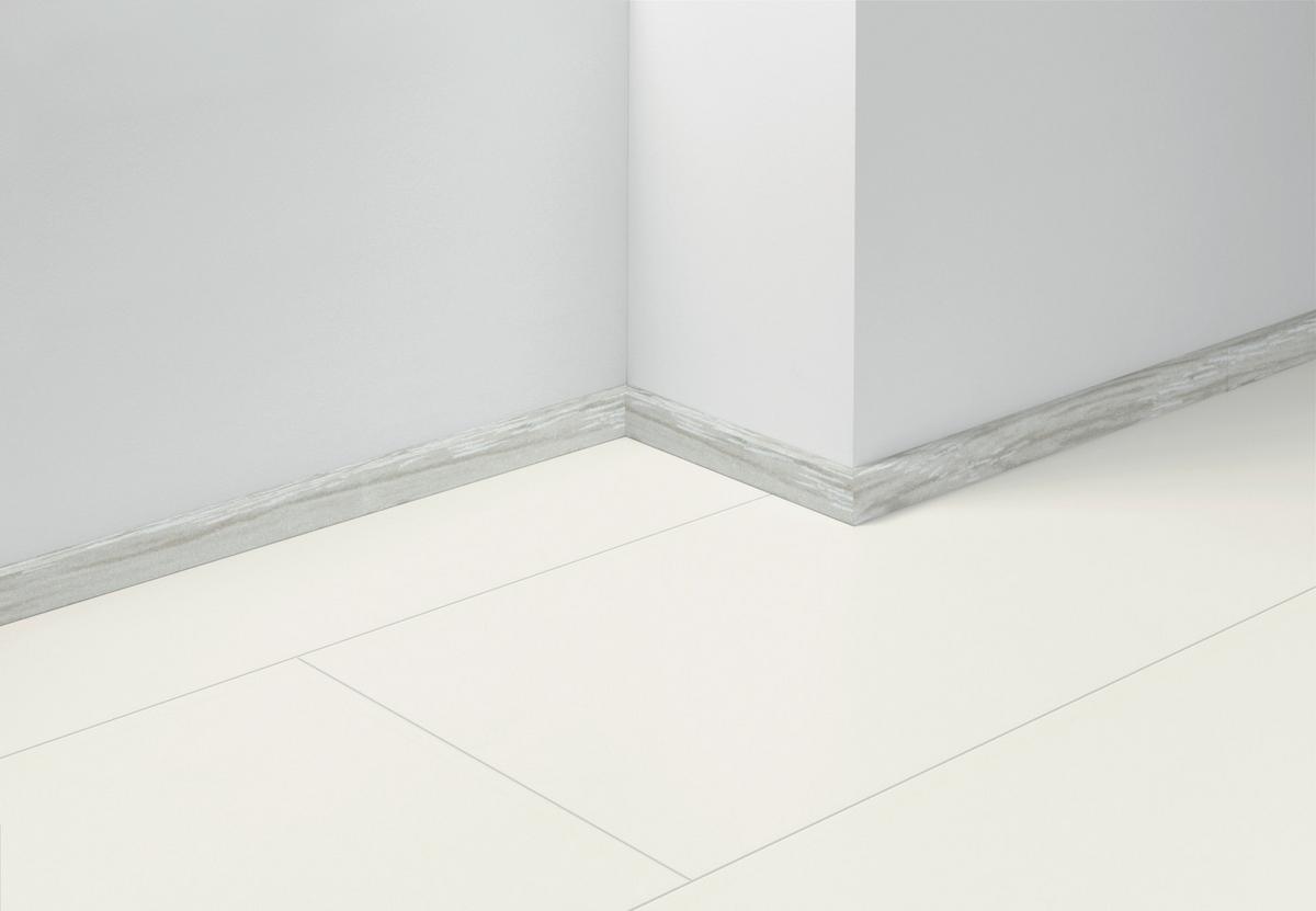 Sockelleiste Eiche - Eichefarben/Hellgrau, Basics, Holzwerkstoff (220/1,6/4cm) - Parador