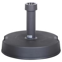 Schirmständer Kunststoff/Beton für DM 2,1-5,4 cm - Anthrazit, KONVENTIONELL, Kunststoff/Stein (40/11/40cm) - Siena Garden